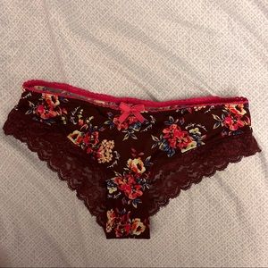 Maroon Cheeky Undie